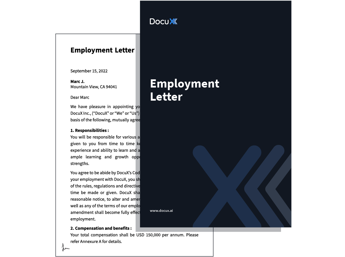 Employment Letter