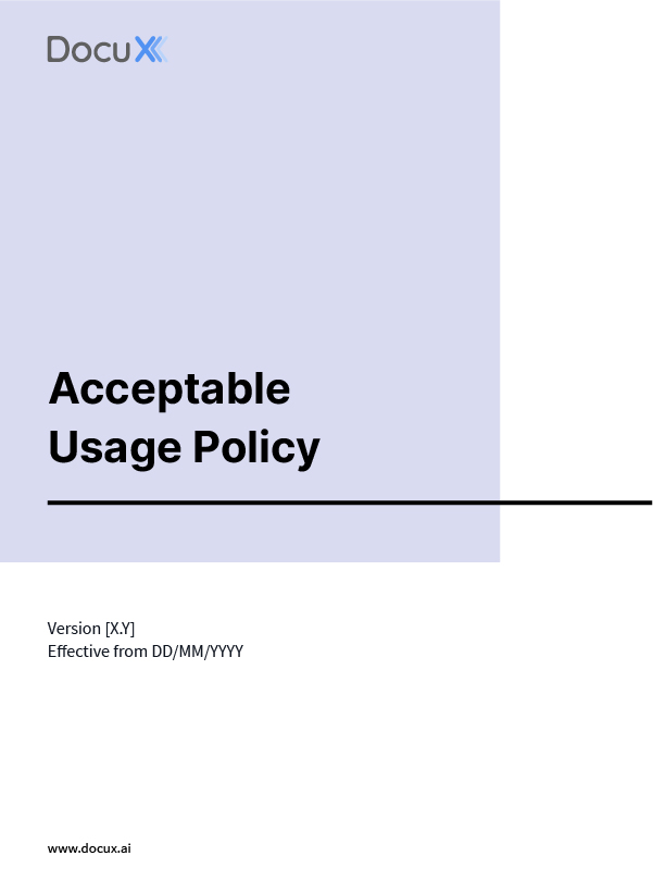 Acceptable Usage Policy