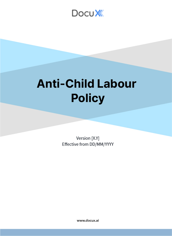 Anti-Child Labour Policy