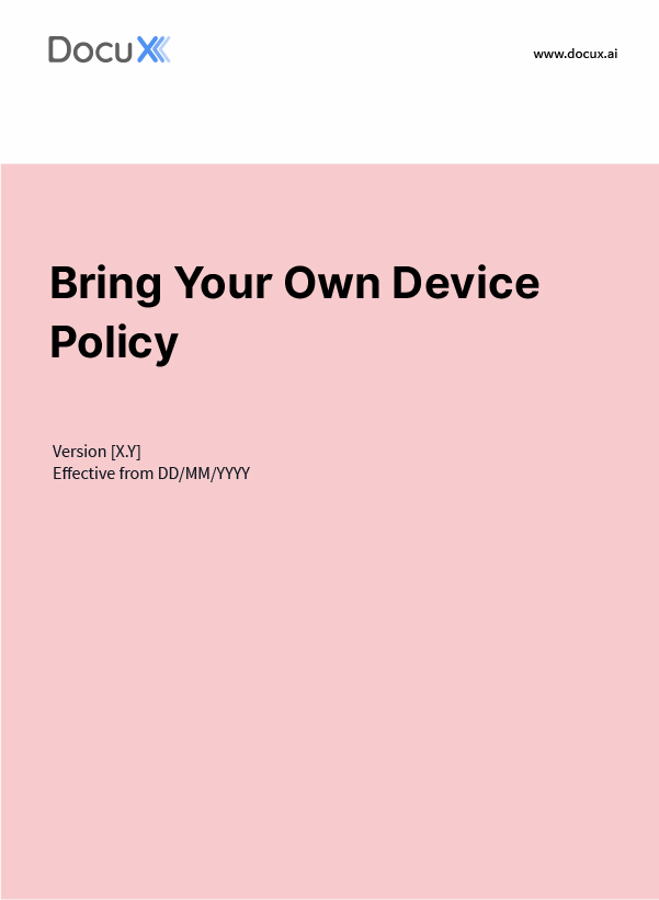 BYOD policy