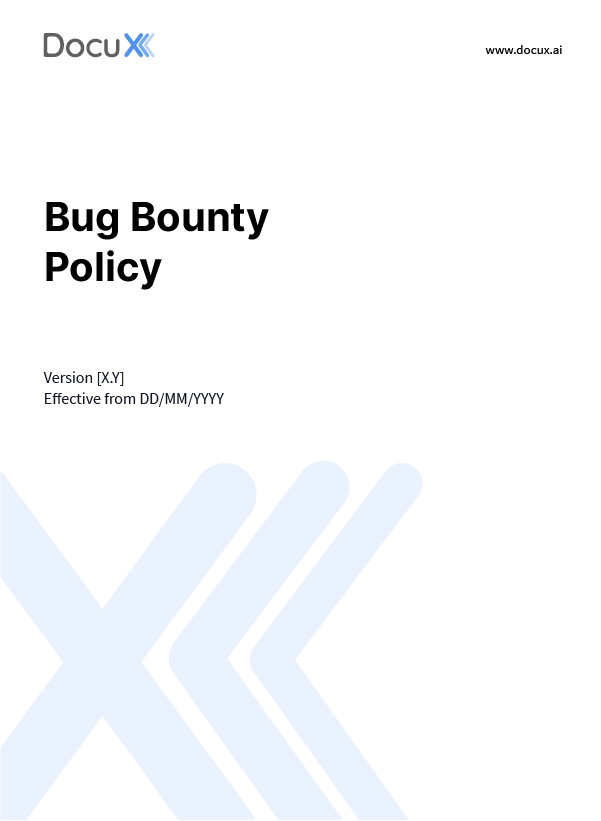 Bug Bounty Policy