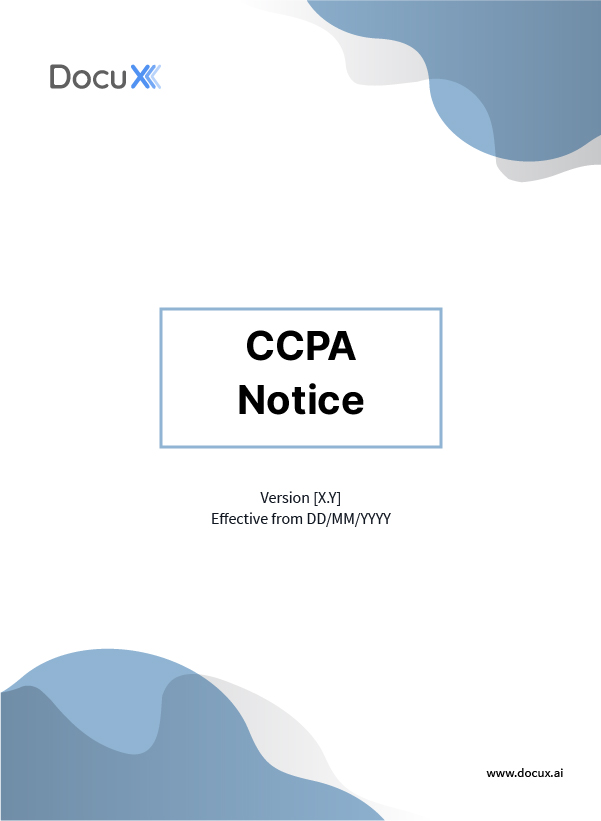 CCPA Notice