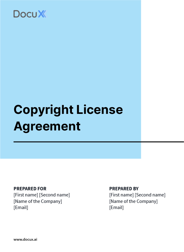 Copyright License Agreement