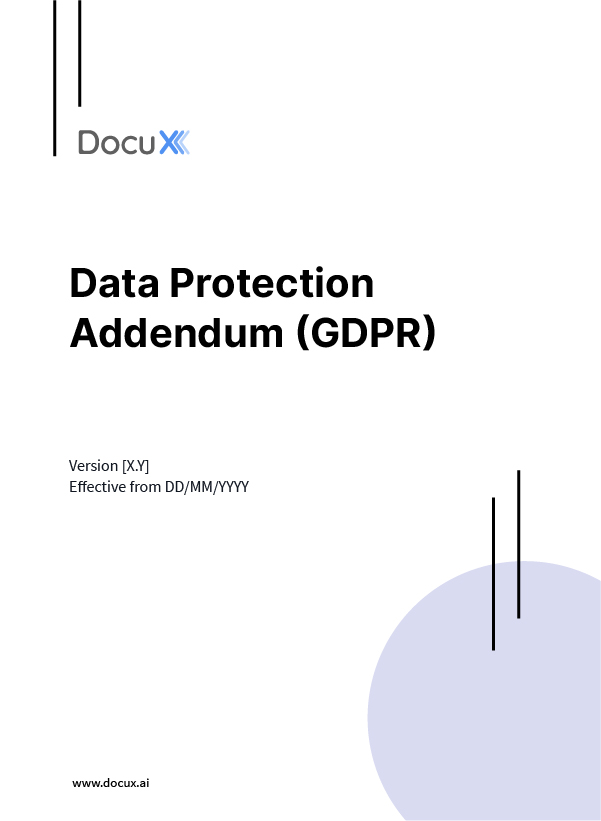 Data Protection Addendum (GDPR)
