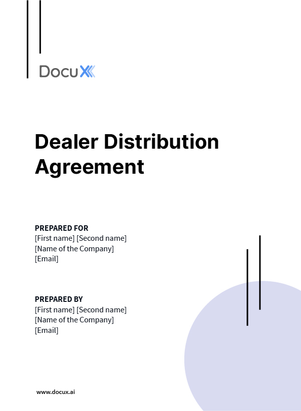 Dealer Distribution Agreement