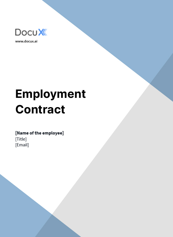 Employment Contract