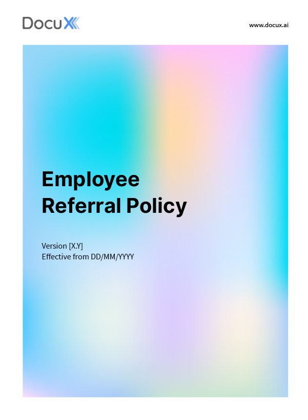 Employee Referral Policy