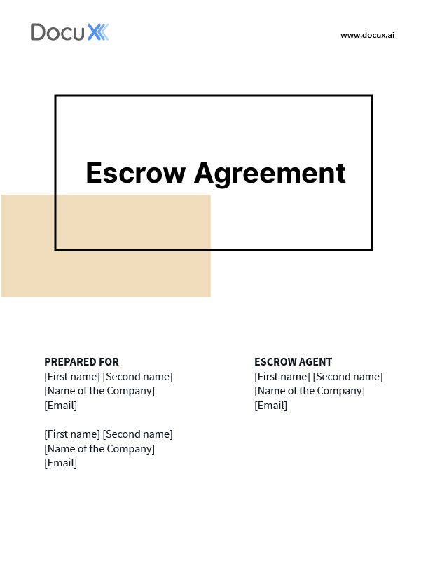 Escrow Agreement