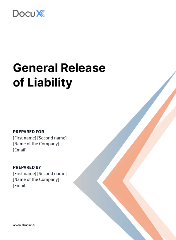 General Release of Liability