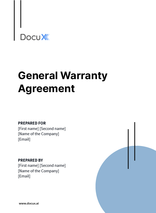 General Warranty Agreement