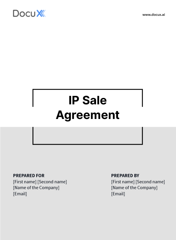 IP Sale Agreement