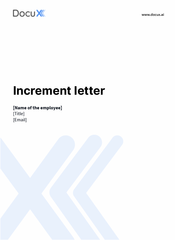 Increment Ietter