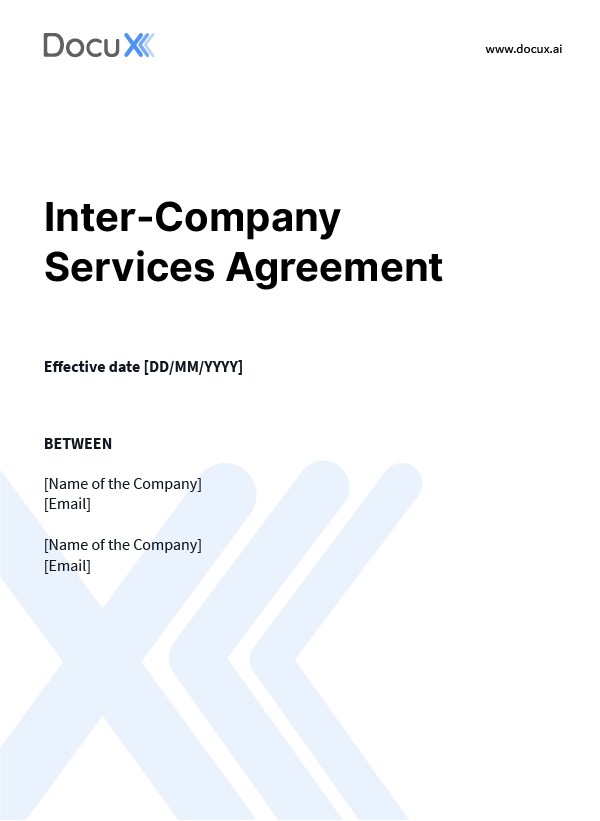 Inter-Company Services Agreement