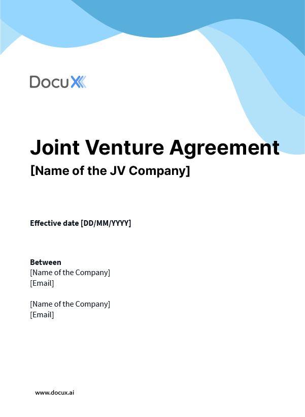 Joint Venture Agreement