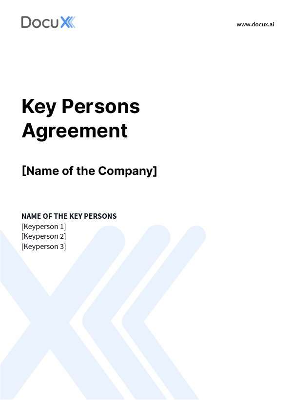 Key Persons Agreement