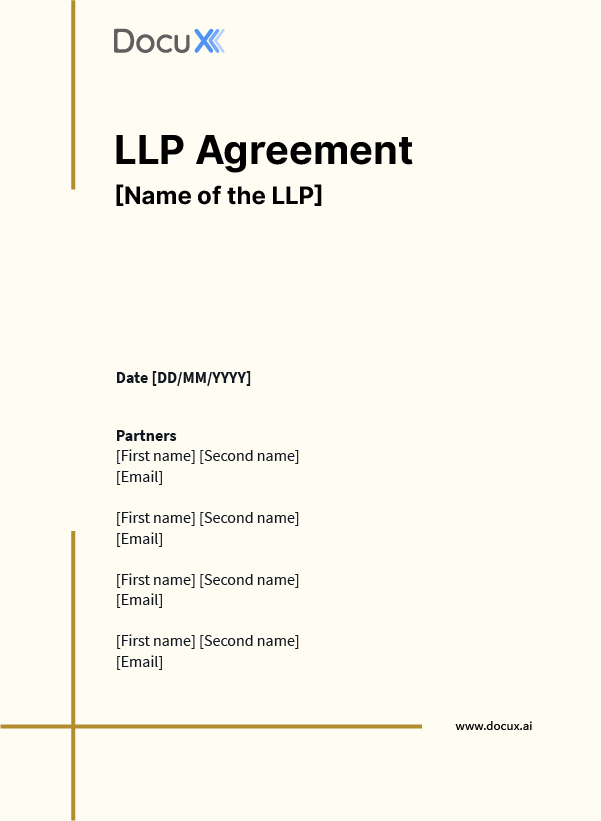 LLP Agreement - India