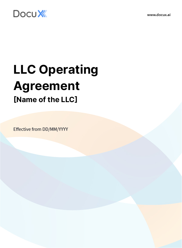 LLC Operating Agreement - USA