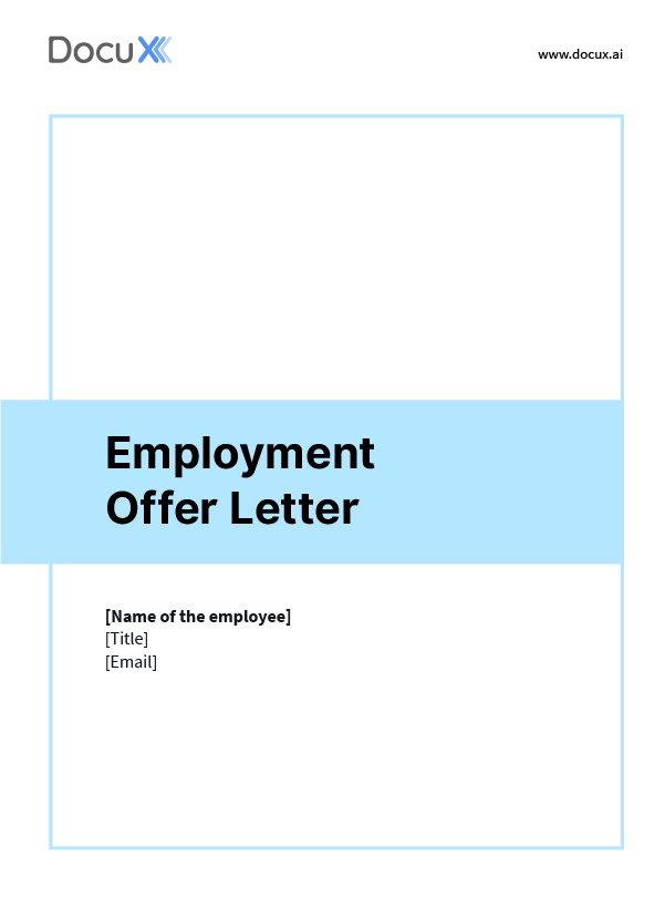 Offer Letter - India