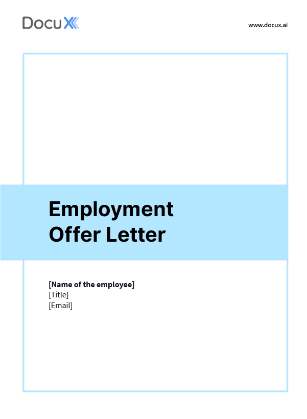 Offer Letter - USA