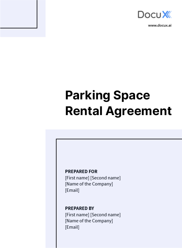 Parking Space Rental Agreement