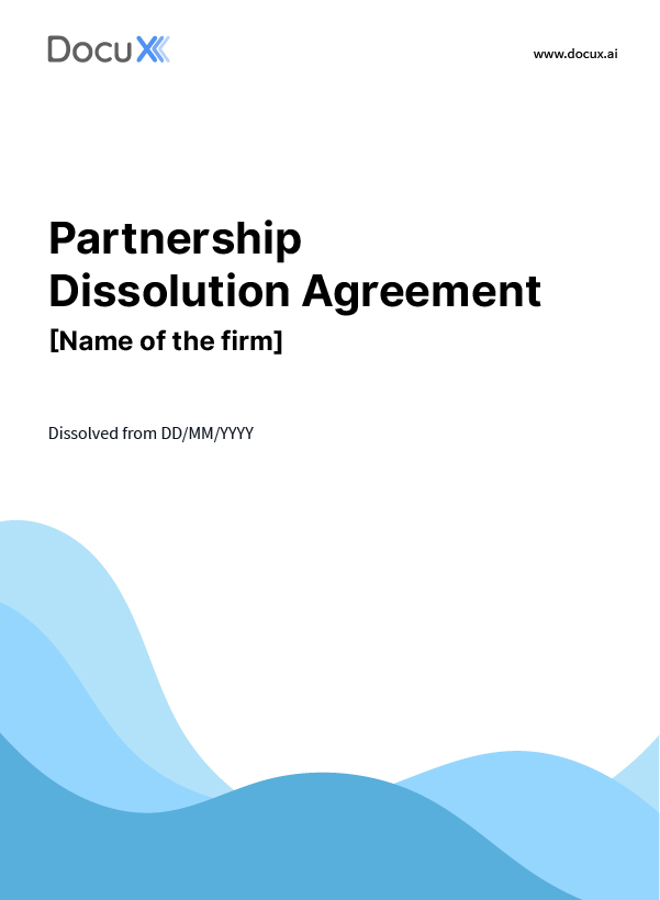 Partnership Dissolution Agreement