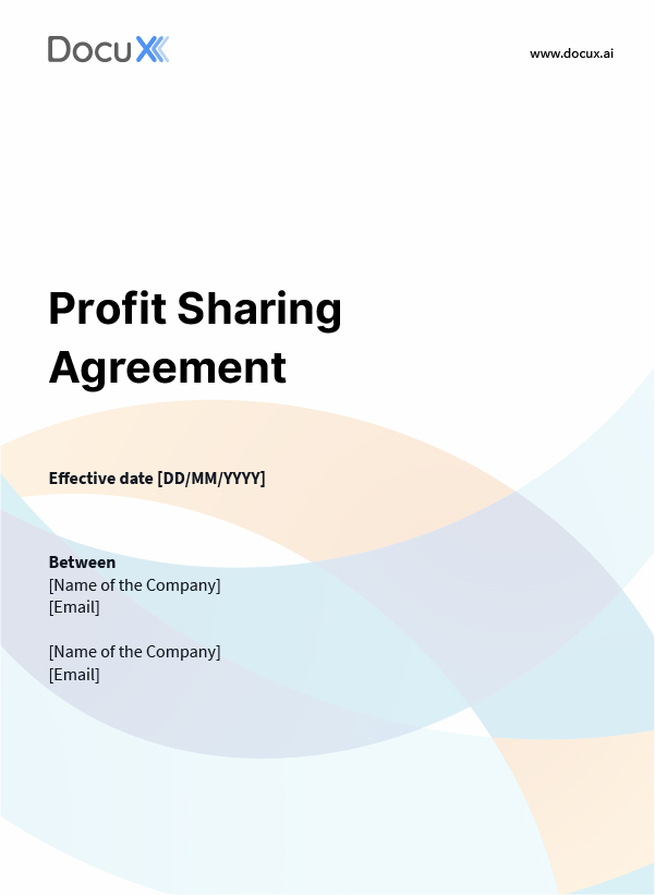 Profit Sharing Agreement