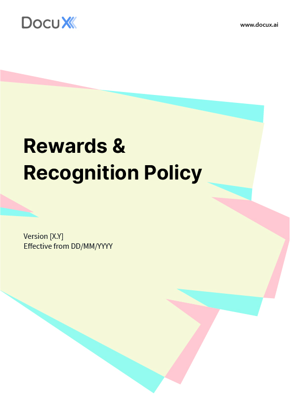 Rewards & Recognition Policy