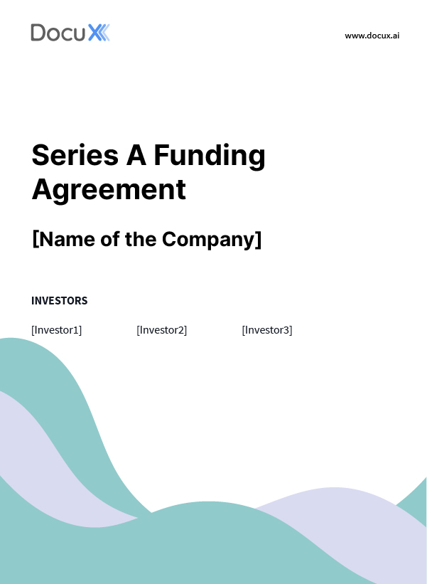 Series A Funding Agreement