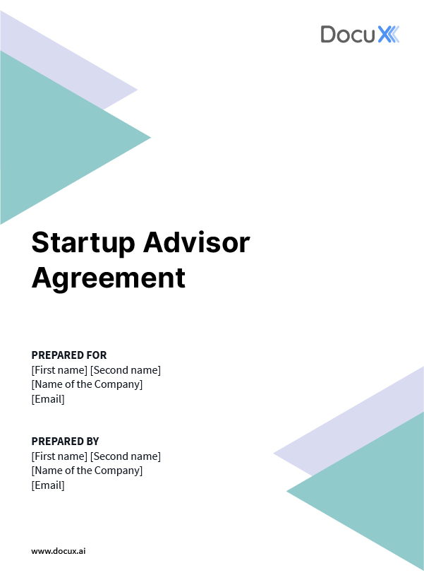 Startup Advisor Agreement
