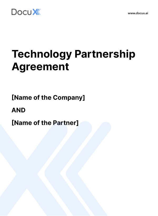 Technology Partnership Agreement