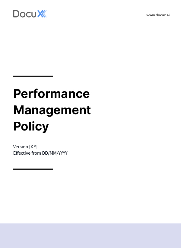 Performance Management Policy