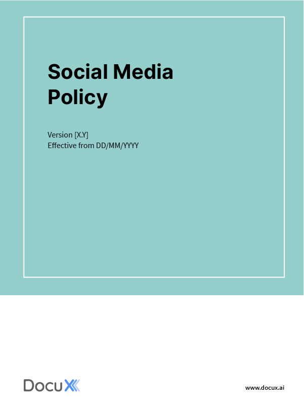 Social Media Policy