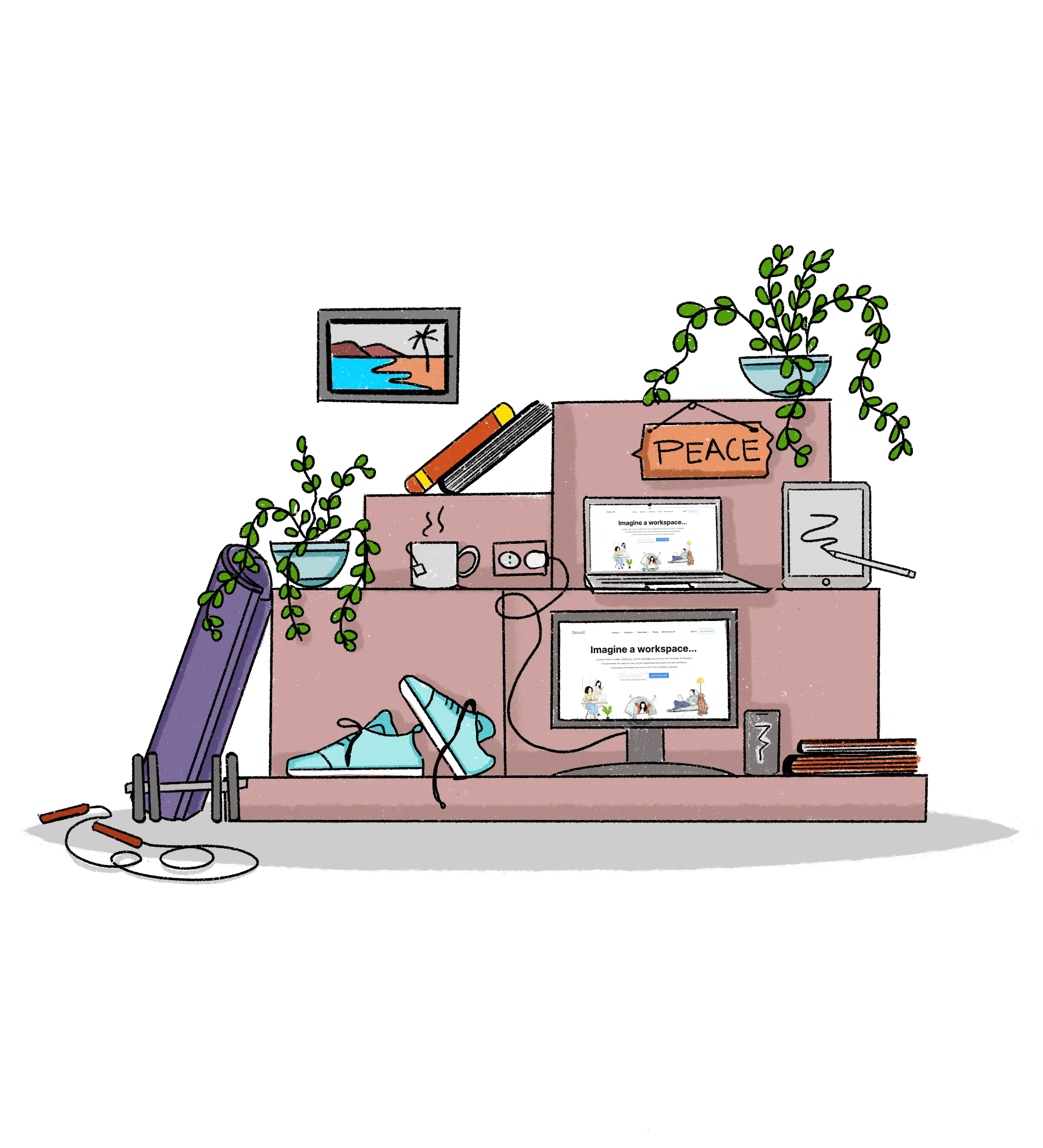 Work remotely